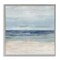 Stupell Industries Soft Aqua Coastline Framed Giclee, design by Amber Sterling